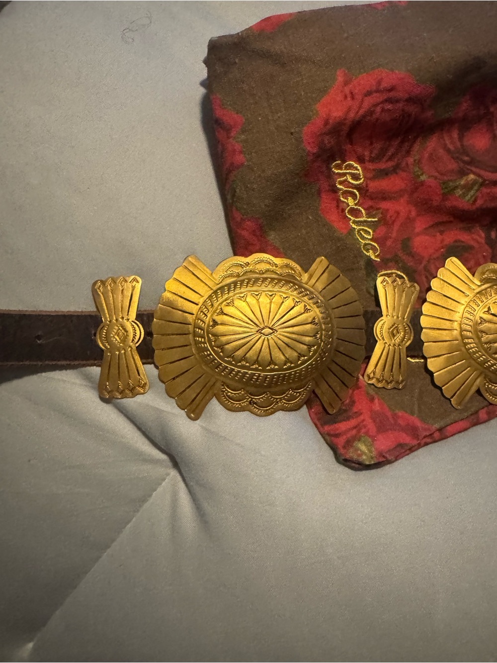 NWT- Concho Belt - Gold - Picture 5 of 12